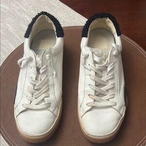 Dolce Vita White and Black Women's Sneakers
